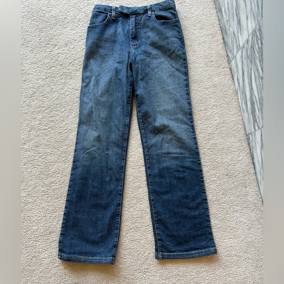 St. John Sport high-waisted straight-leg denim - Picture 4 of 4